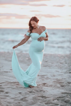 Beautiful Beach Maternity Photoshoot Inspo & Tips | Fit Mommy In Heels