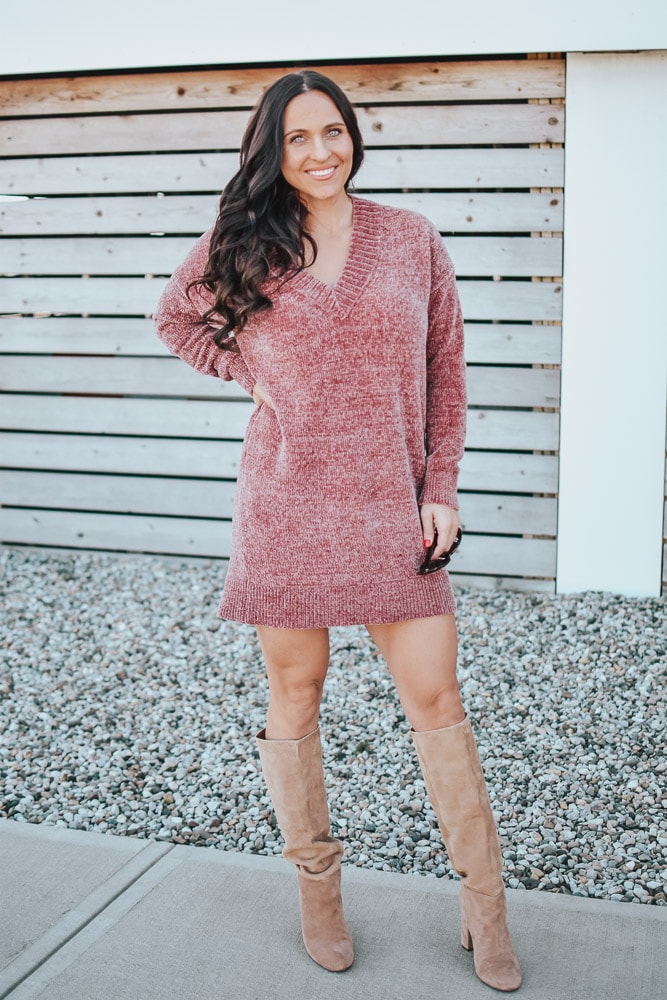 How To Wear A Sweater Dress + 14 Best Outfit Ideas