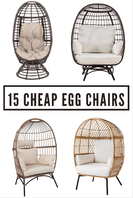 15 Cheap Egg Chairs That Won't Make You Broke! | Fit Mommy In Heels