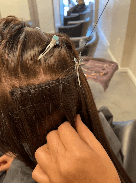 Hand Tied Extensions Review Fit Mommy In Heels