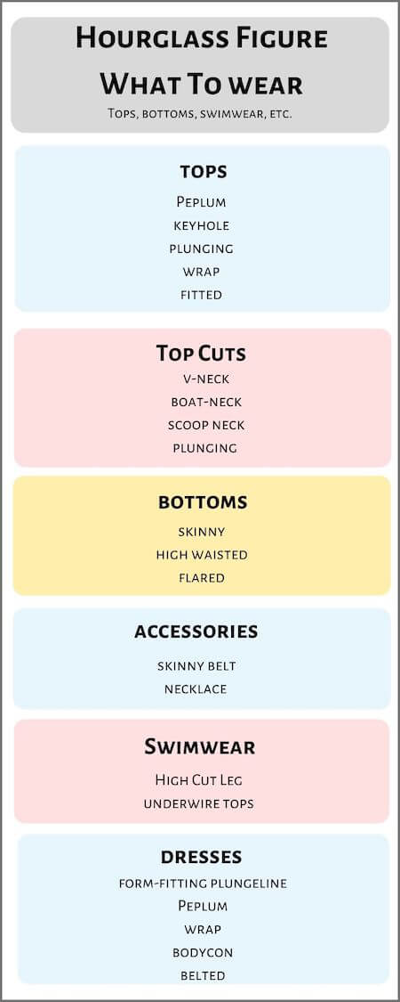 hourglass shape styling tips
