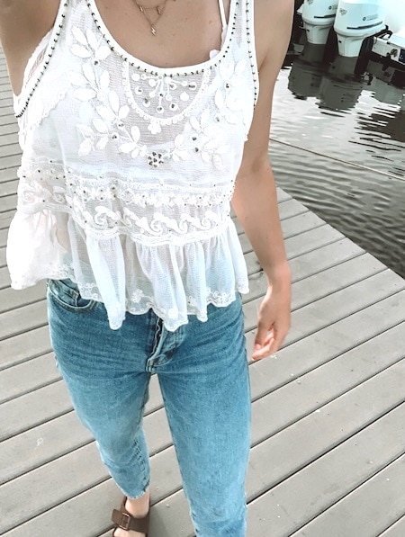 girls white babydoll blouse - outfit ideas for teen girls