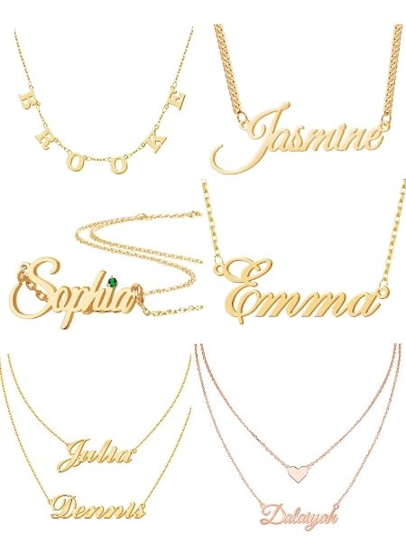cheap custom name necklaces
