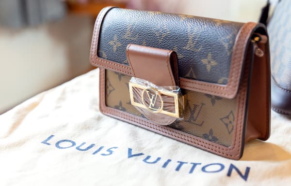A Louis Vuitton handbag.