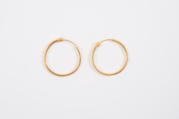 Gold plated hypollergenic earrings