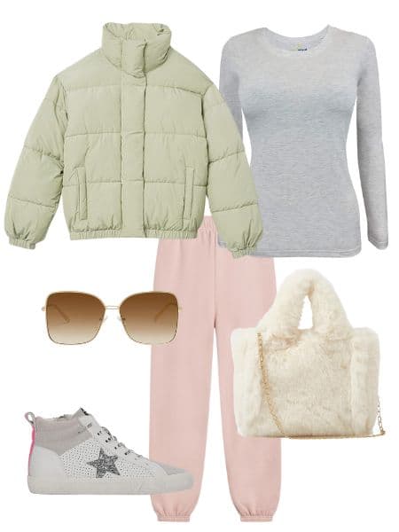 Outfits To Wear With Pink Sweatpants Or Joggers | Fit Mommy In Heels