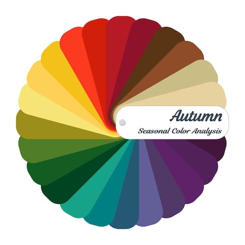 The "Autumn" color wheel.