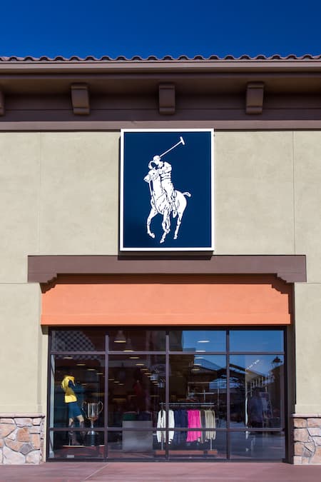 The outside of a polo ralph lauren store